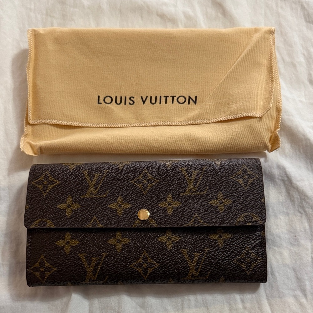 Louis Vuitton Brown Monogram Continental Wallet - Sarah